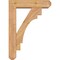 Ekena Millwork Merced Craftsman Smooth Bracket w/ Offset Brace, Western Red Cedar, 5 1/2"W x 20"D x 28"H BKT0604X20X28MRC04SWR - alternate 4